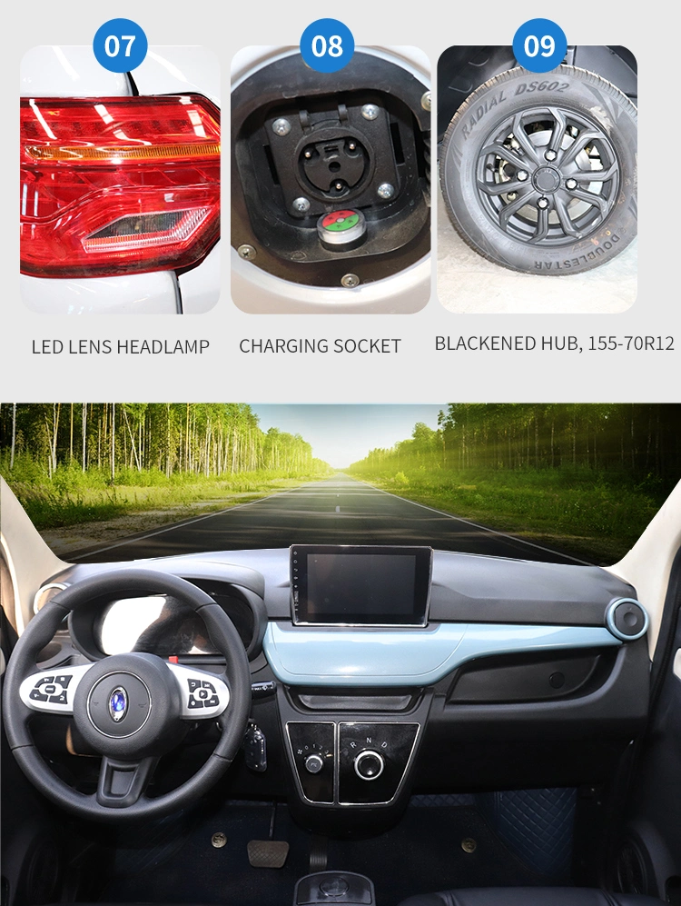 Chinese New Trending New Cars Adult Small Auto Cars Four Wheel Mini Electric Car