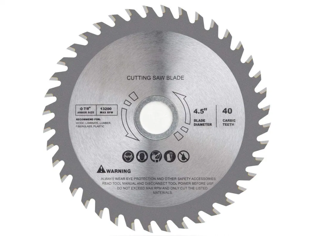 Alloy Woodworking Double Side Saw Blade Circular Cutting Disc Rotating Drilling Tool for Wood Diamond Saw Blade Fot Plastic Aluminum and Steel Woodworking