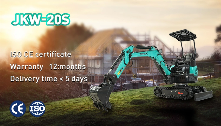 New 2020 1520 Kg Mini Excavator Diggers for Sale