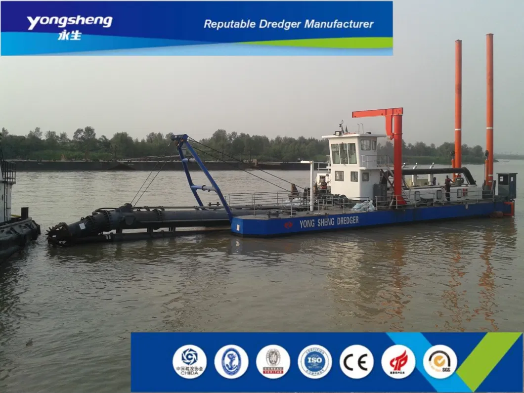 Yongsheng Manufacturer High Quality Cutter Suction Dredger/Cutter Suction Dredger for Dredging Sand