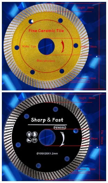 105-520mm Zero Chipping Diamond Saw Blade,Diamond Tools,Cutting Disc,Ceramic Cutter Blade for Tile Porcelain,Granite Cutter Blade,Marble Stone,Diamond Wheel