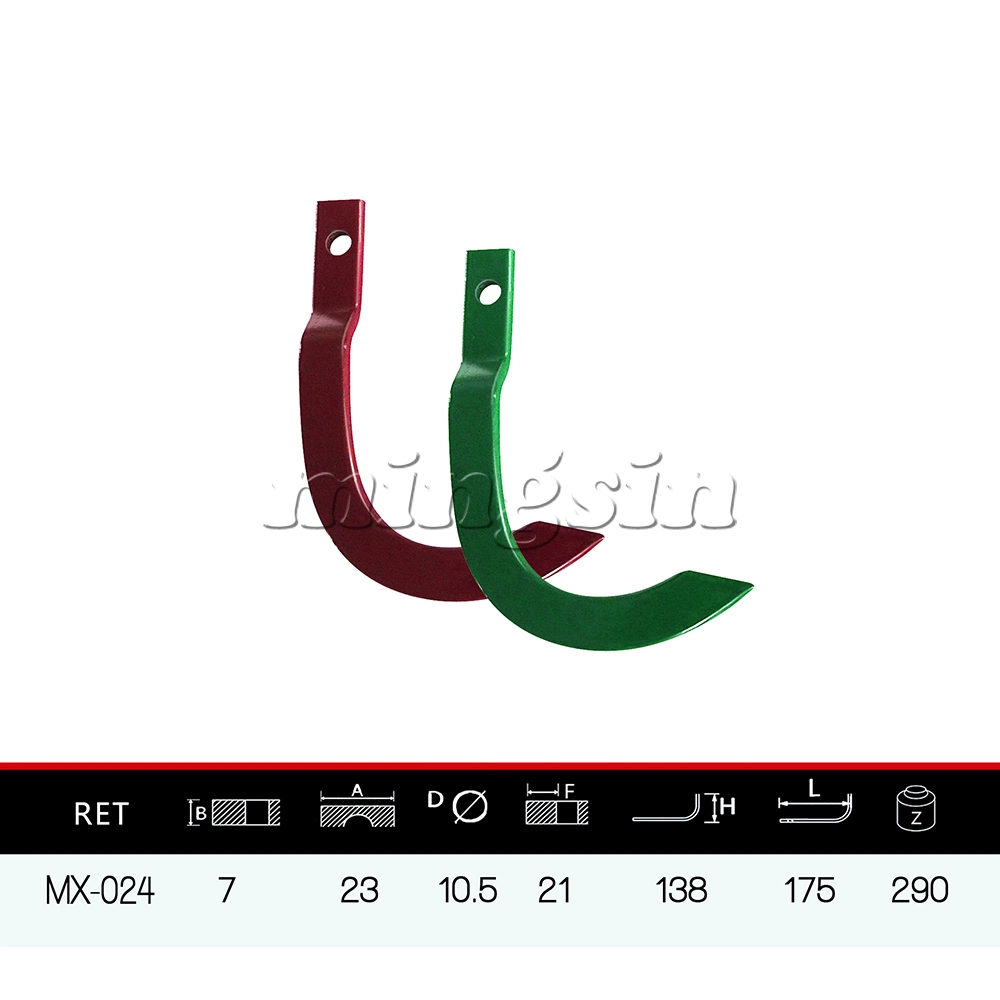 Rotary Spare Parts Power Tiller Cultivator Blades for Agriculture Machines