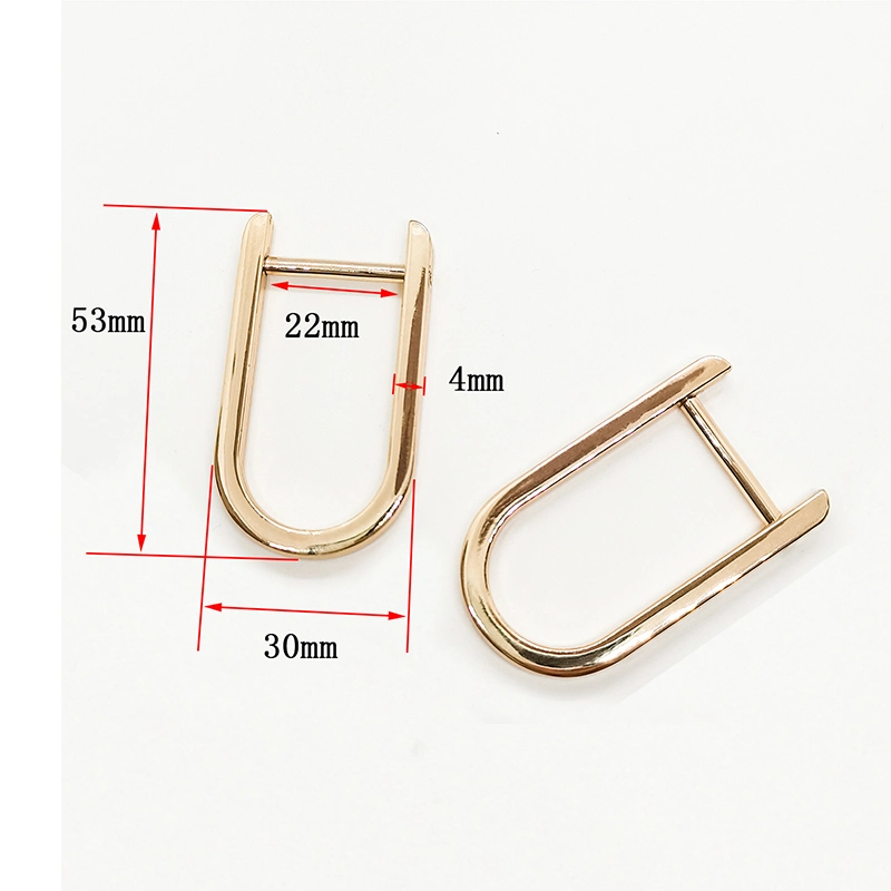 Bag Hardware Accessories Screw U-Shape Horseshoe D Buckles Ring Keychain Ring