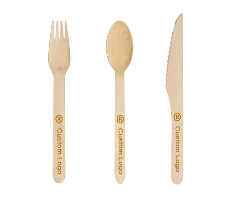 Wholesale Hot Sale Eco Friendly Wooden Disposable Cutlery Spoon Fork Knife