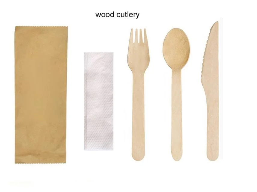 Wholesale Hot Sale Eco Friendly Wooden Disposable Cutlery Spoon Fork Knife