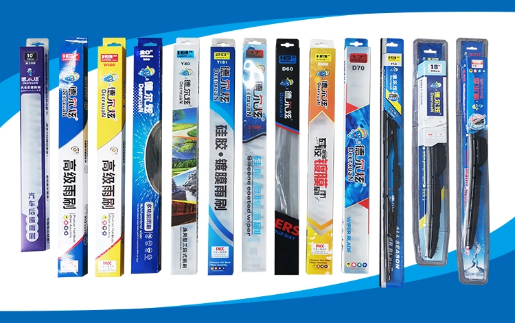 Long-Lasting Black Universal Wiper Blades for All Cars