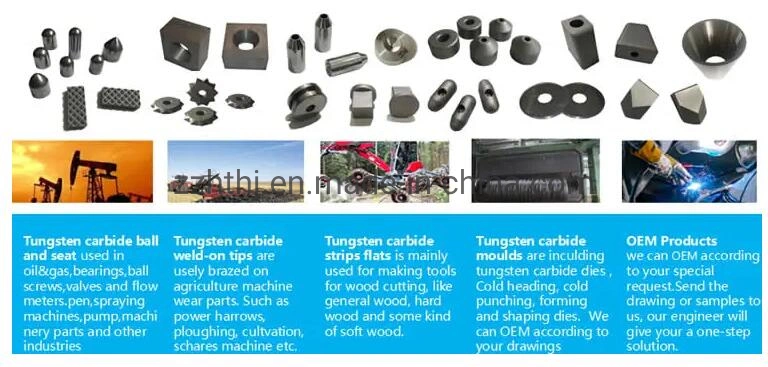 Tungsten Carbide Swing Hammer Teeth for Stone Crusher and Tiller