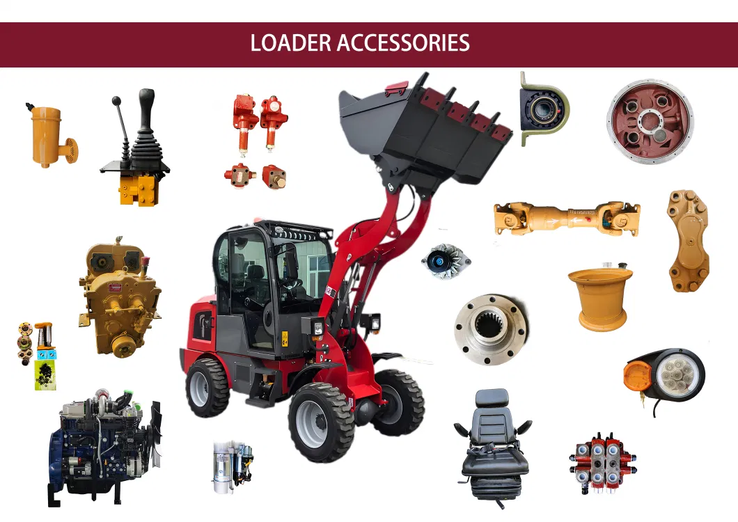 2024 Hot Sell Loader Backhoe Loader Telescopic Forklift, Cement Mixer Truck and Other Construction Machinery Dedicated Active Blade