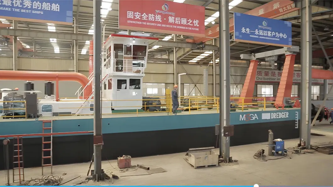 Yongsheng Manufacturer Gas Engine Cutter Suction Dredger /Sand Dredger for Sale