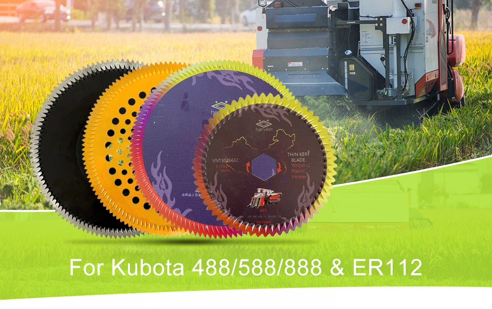 Combine Harvester and Reaper Blades Section for Kubota Agricultural Machinery Parts