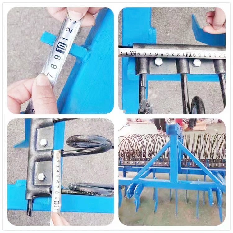 Mulch Collection Machine Spring Rake Tooth Type Floor Mulching Machine