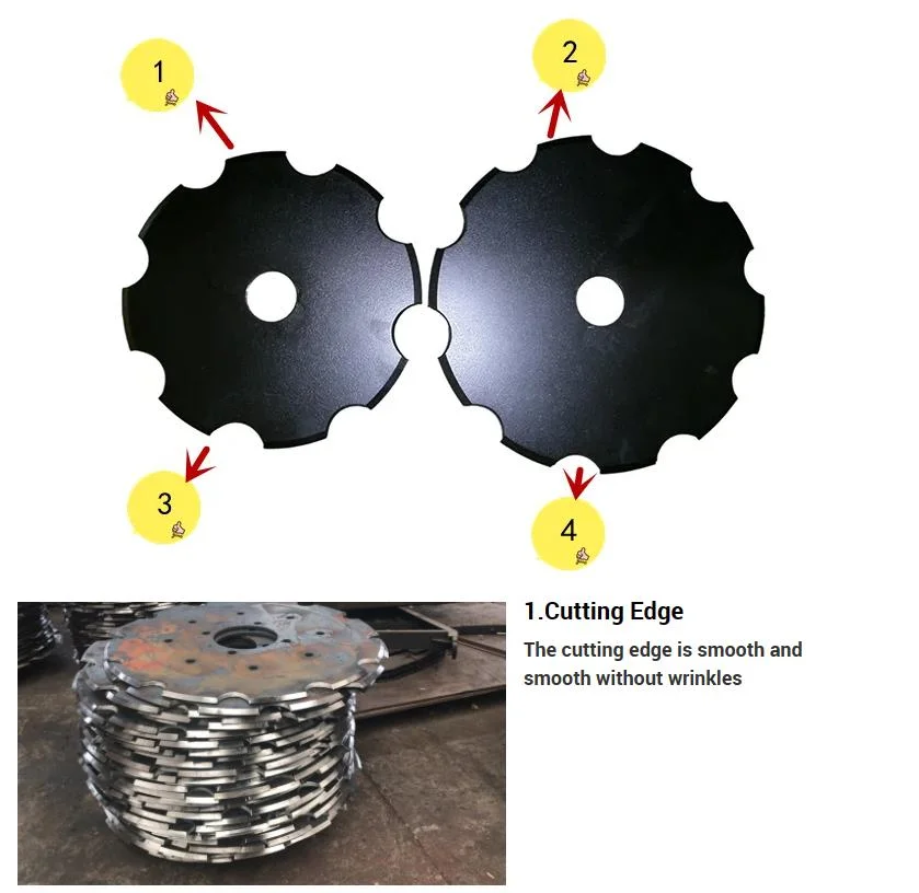 Disc Agricultural Machinery Accessories Serrated and Smooth Disc