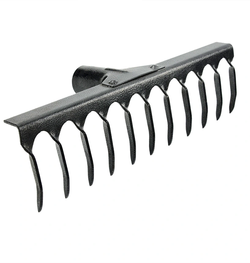 8-14 Teeth Steel Bow Rake Head for Gardening