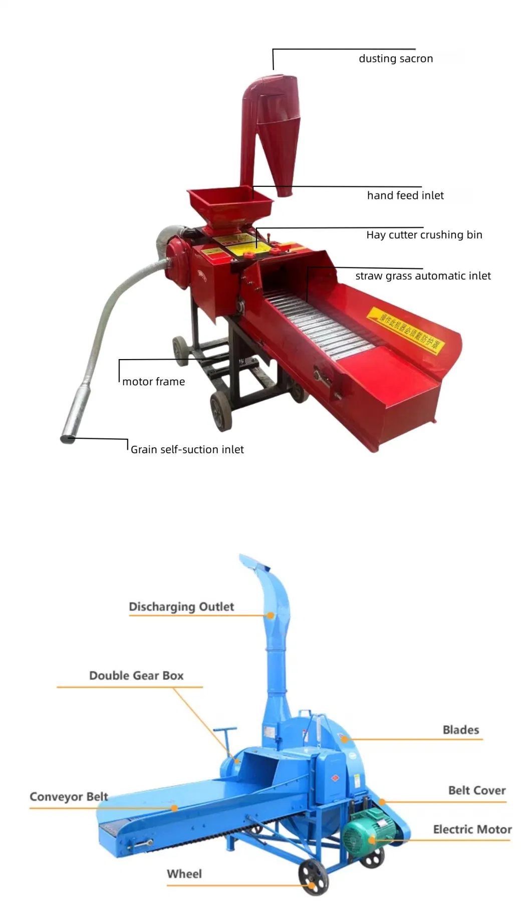 9z-4.5A 9z-6.5A 9z-8A Agricultural Machinery Grass Cutter/Chaff Cutter Machine/Hay Cutter Grass Chopper Machine