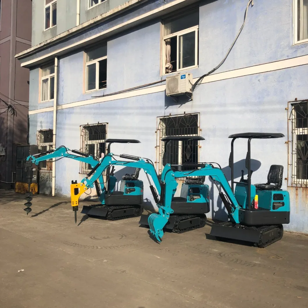 Mini Excavator with Hammer Used in Farm