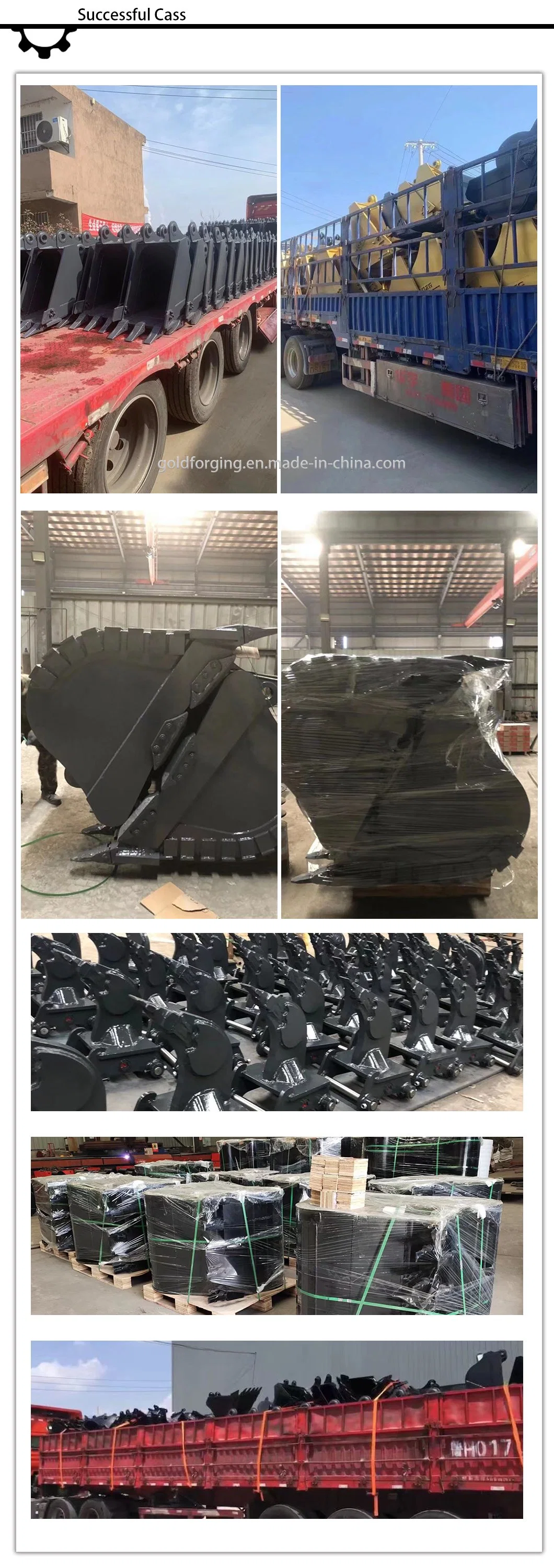 Excavator Forged High Quality Sk210 Sk200 Sk300 Excavator Skeleton Bucket