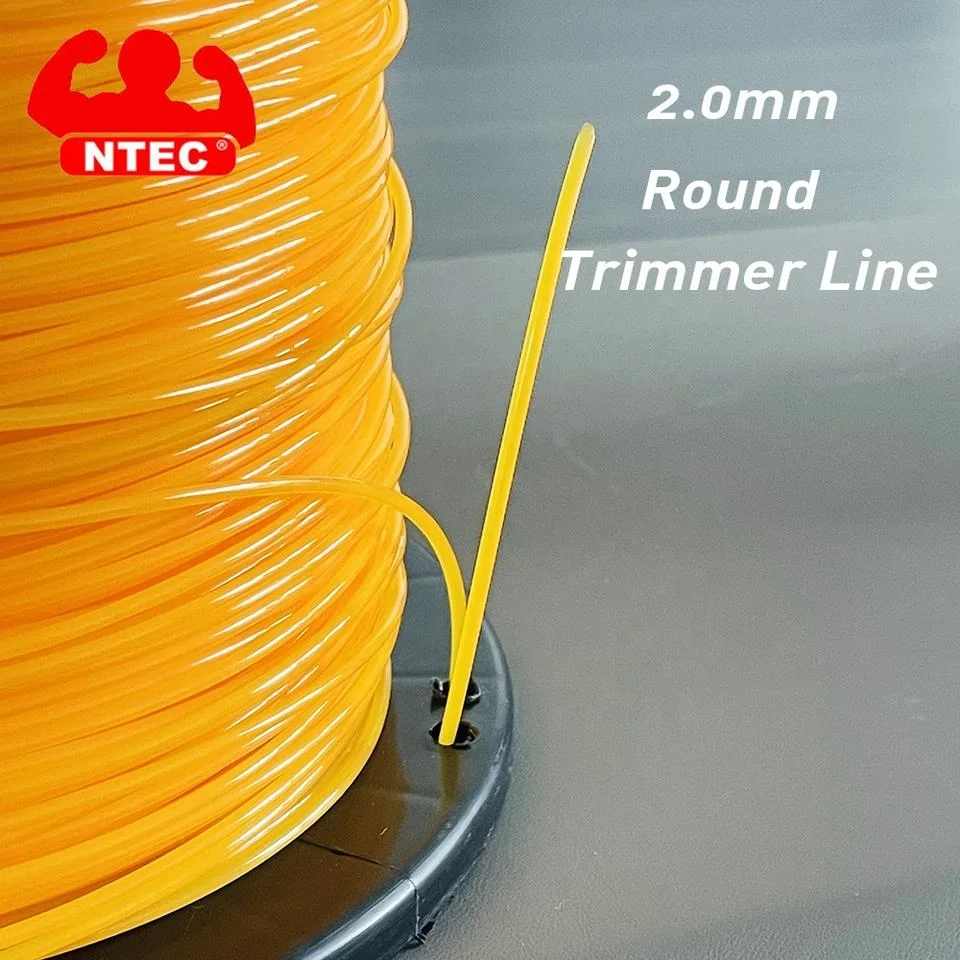 Nylon Trimmer Line Strimmer Line Weed Eater Cord 1.6mm 1.8mm 2.0mm 2.4mm 2.7mm 3.0mm