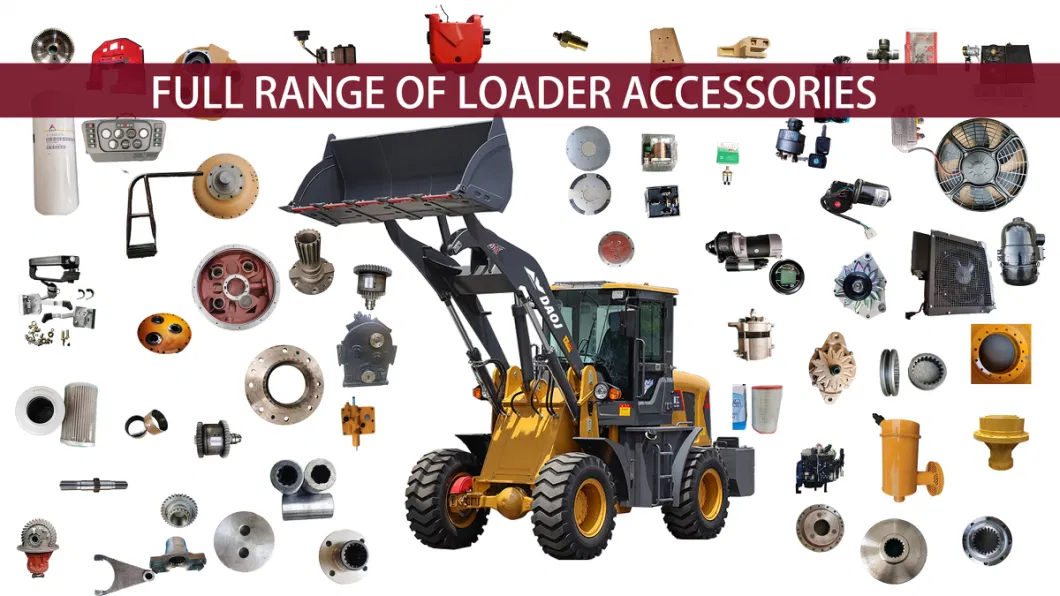 2024 Hot Sell Loader Backhoe Loader Telescopic Forklift, Cement Mixer Truck and Other Construction Machinery Dedicated Active Blade