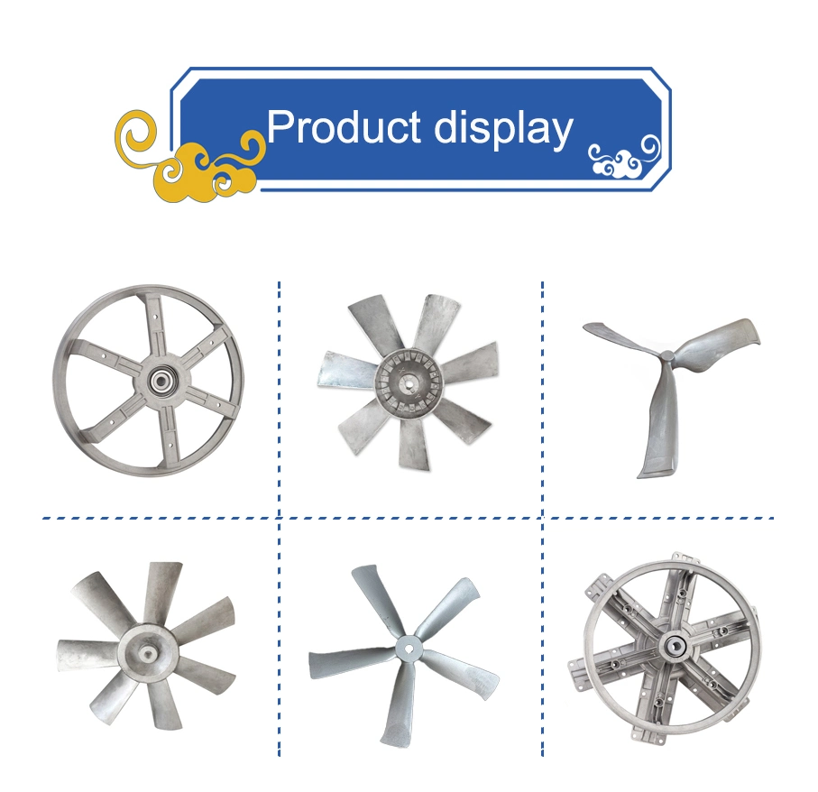 Aluminum Garden Light Die Casting Parts Aluminum Die-Casting Fan Blade