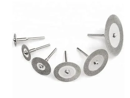 Abrasive Diamond Saw Blade with Mandrel Rotary Tools Mini Diamond Cutting Disc