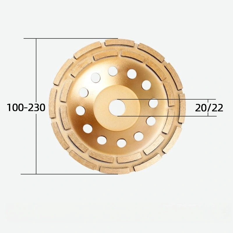 6inch 150mm Double-Row Grinding Wheel Diamond Saw Blade for Cutting Granite Marble Tile