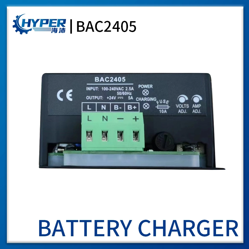 Smartgen Bac2405 (24V5A) Battery Charger, Floating Charge, Short Circuit and Reversal Protection