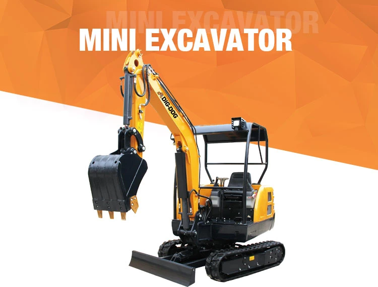 2.5-3 Ton Track Hoe Mini Excavator Hydraulic Crawler Mini Excavator EPA Euro V