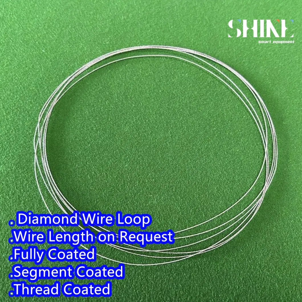 High-Endurance Segmented Coating Diamond Wire Loop Saw Blade for Long Lasting Use