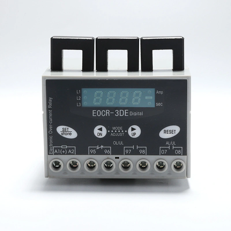 Three Integral Current Transformers Phase Unbalance and Phase Reversal Protection Digital Overcurrent Relay