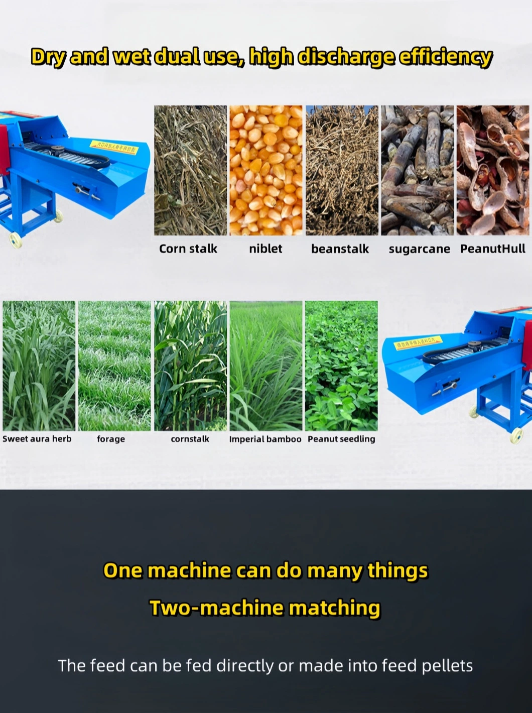 9z-4.5A 9z-6.5A 9z-8A Agricultural Machinery Grass Cutter/Chaff Cutter Machine/Hay Cutter Grass Chopper Machine