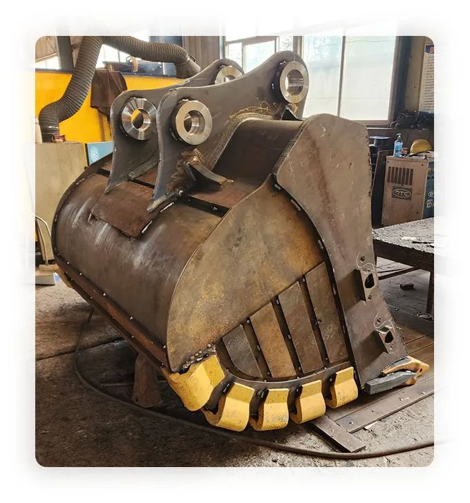 Heavy Construction Machinery Parts Excavator Rock Bucket for Excavator Cranes