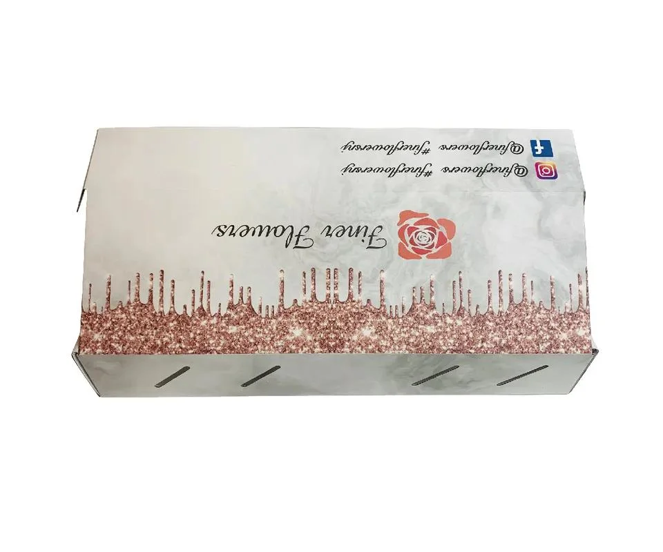 Custom High Quality Long Stem Rose Flower Packaging Shipping Boxes