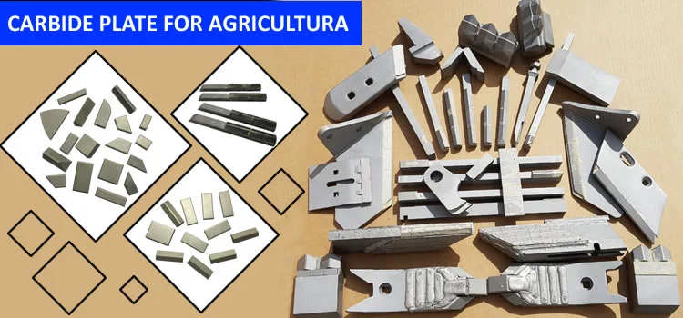 Rotary Cultivators Wear Parts Made of Tungsten Carbide Plates