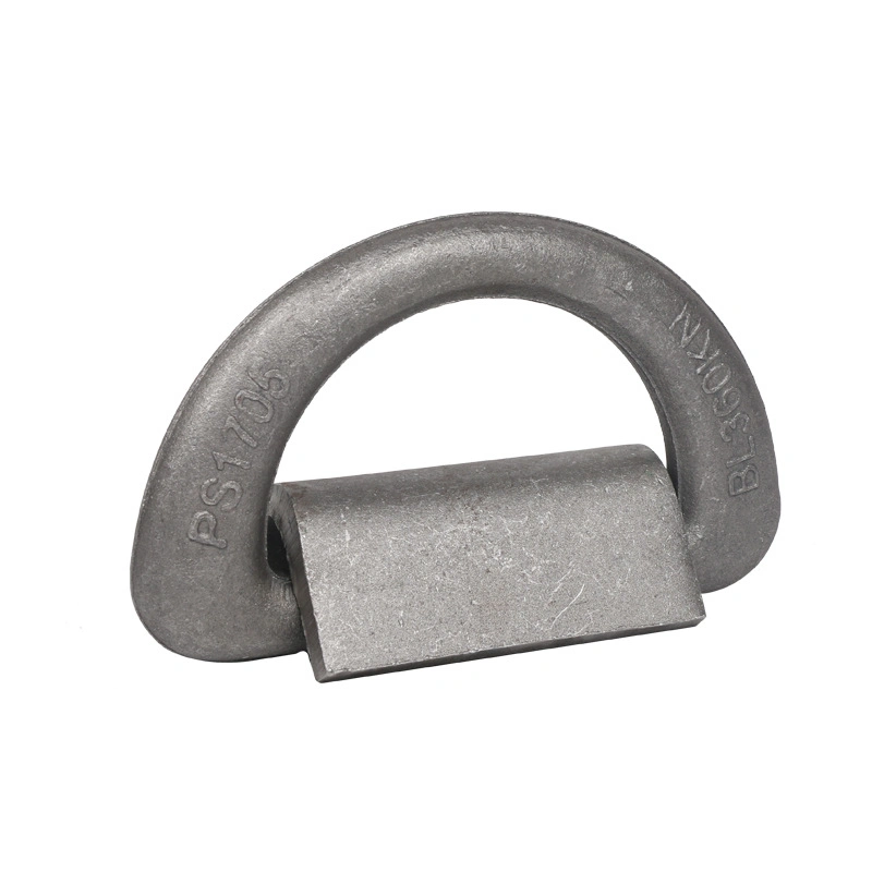 G70 Factory Price Steel Forged Lashing D Ring with Wraps