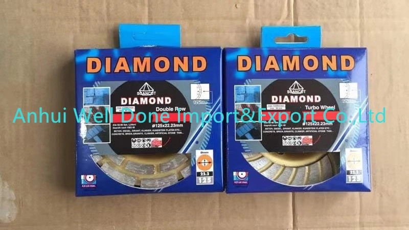 Metal Diamond Grinding Disc Four Segments Soft Bond Concrete Grinding Blade