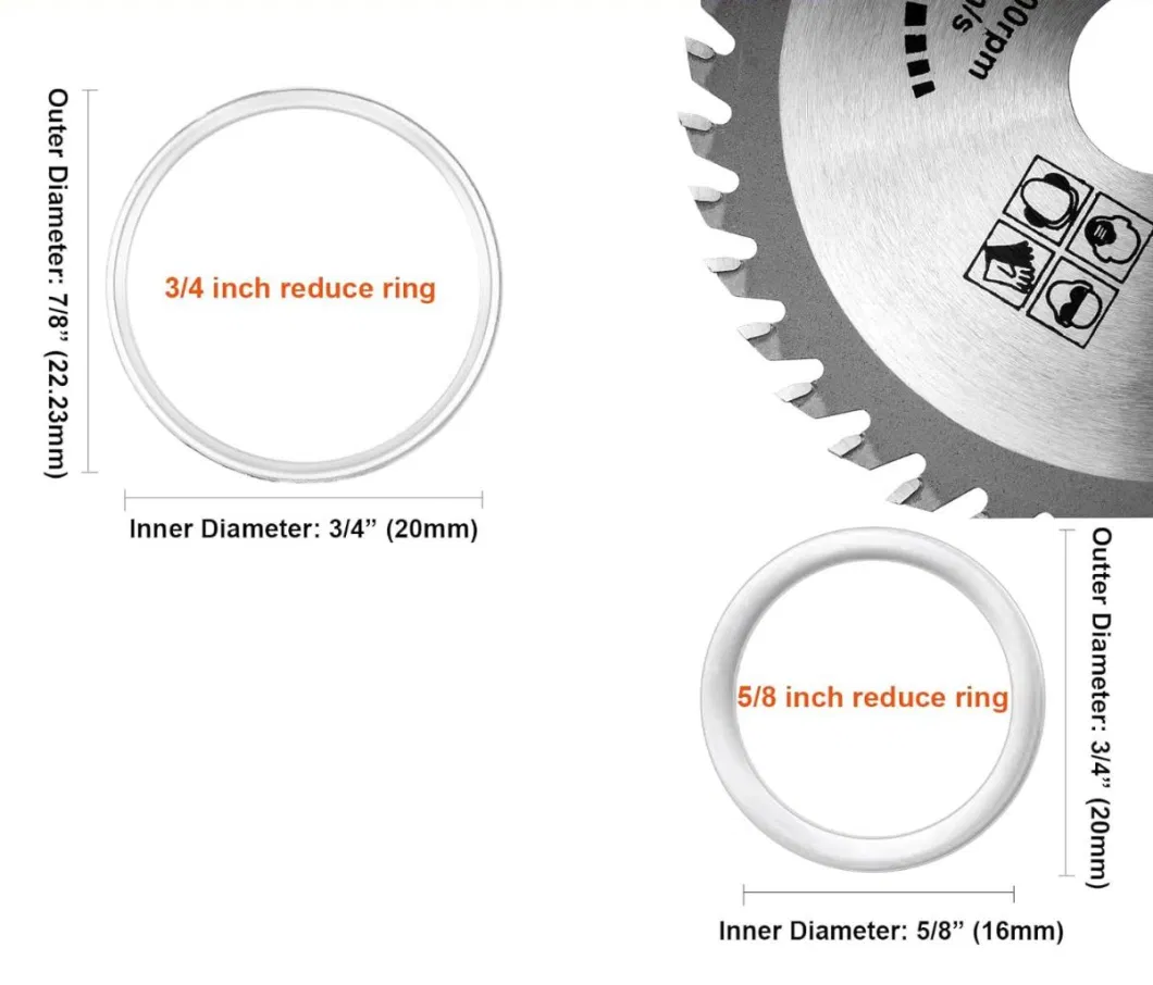 Alloy Woodworking Double Side Saw Blade Circular Cutting Disc Rotating Drilling Tool for Wood Diamond Saw Blade Fot Plastic Aluminum and Steel Woodworking