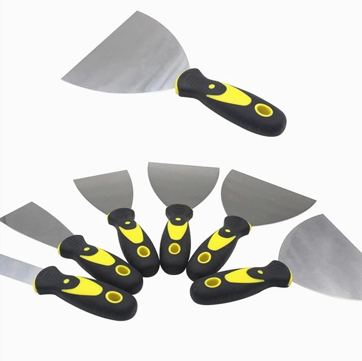 Carbon Steel Putty Knife Bricklaying Trowel Scrapers Plastering Tools