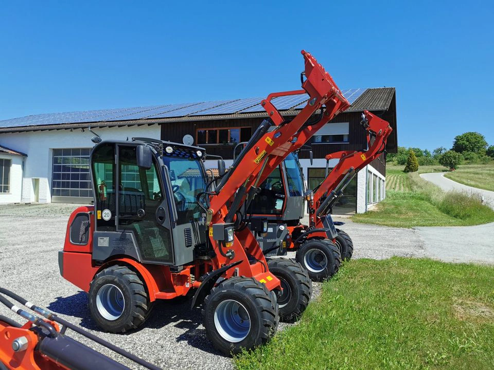 Garden Farm Use Front Small Mini Wheel Loader with Shovel/Fork/Lawn Mower