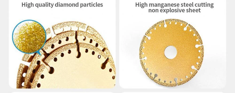 Multifunction Cutting Disc/Diamond Saw Blade/Cutting Blade for Cutting Granite, Marble Stone and Contrece Block, Indestructible Disc for Surface Grinding