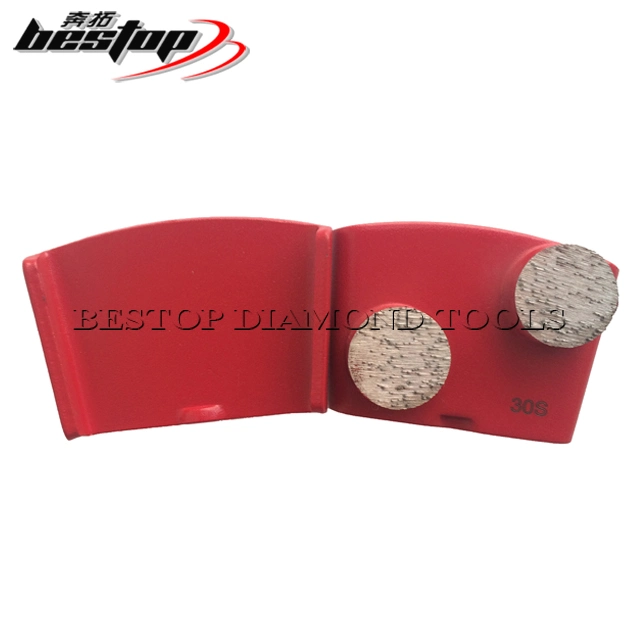 Double Round Segments HTC Diamond Grinding Blade for Concrete