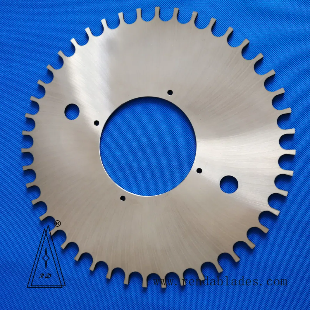 Circular Saw Cutter Disc Slitting Serrated Cutting Serrate Blade for Packing Packaging Plastic Film Paper Bag Pack Rubber Tire Tyre Teeth Tooth