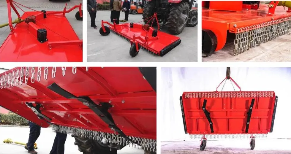 High-Productivity Factory Price 3-Point Linkage Tractor Mower Square Angle Rotary Blades Lawn Cutter Mower