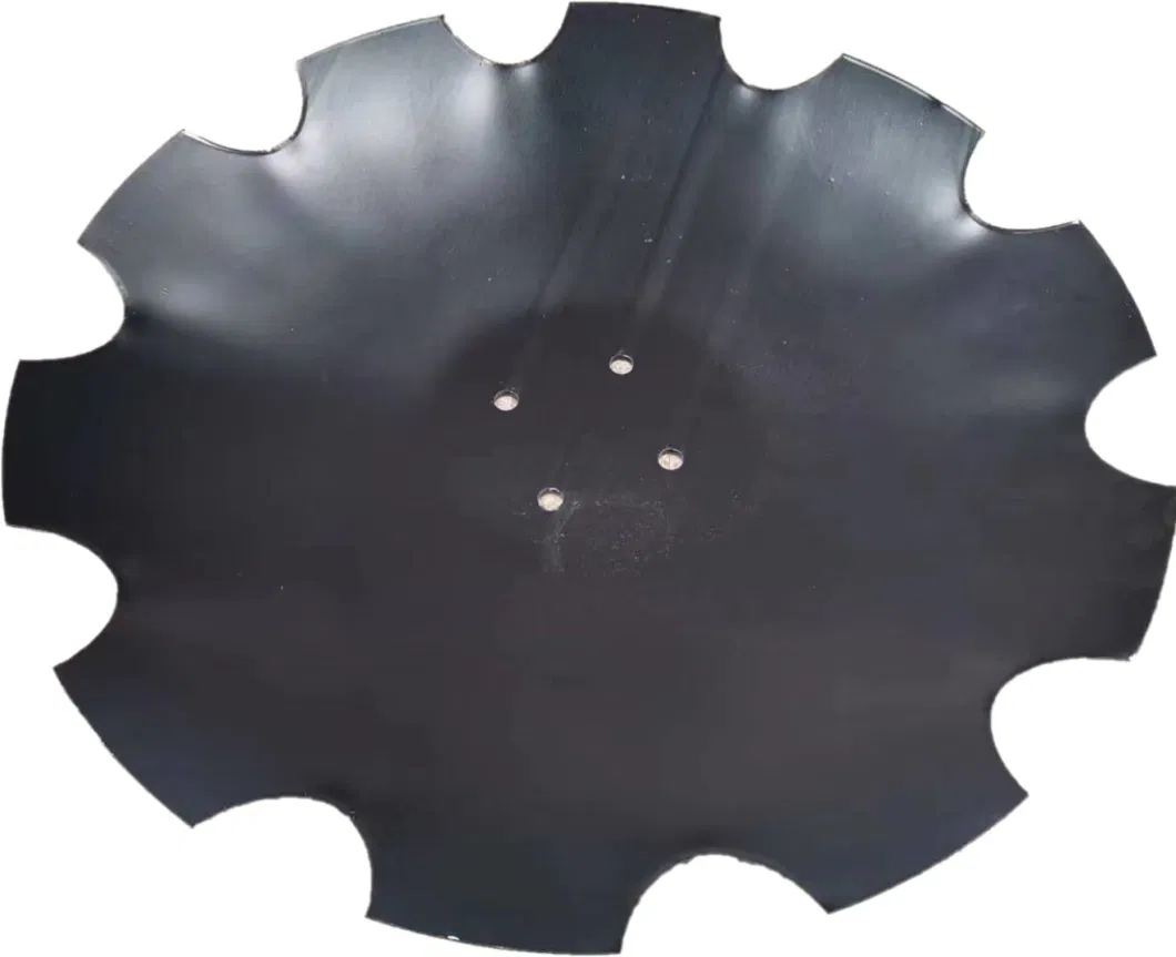 Yuntai Factory Good Quality Farming Notched Harrow Disc Blade 560X5mm with 4 Round Holes