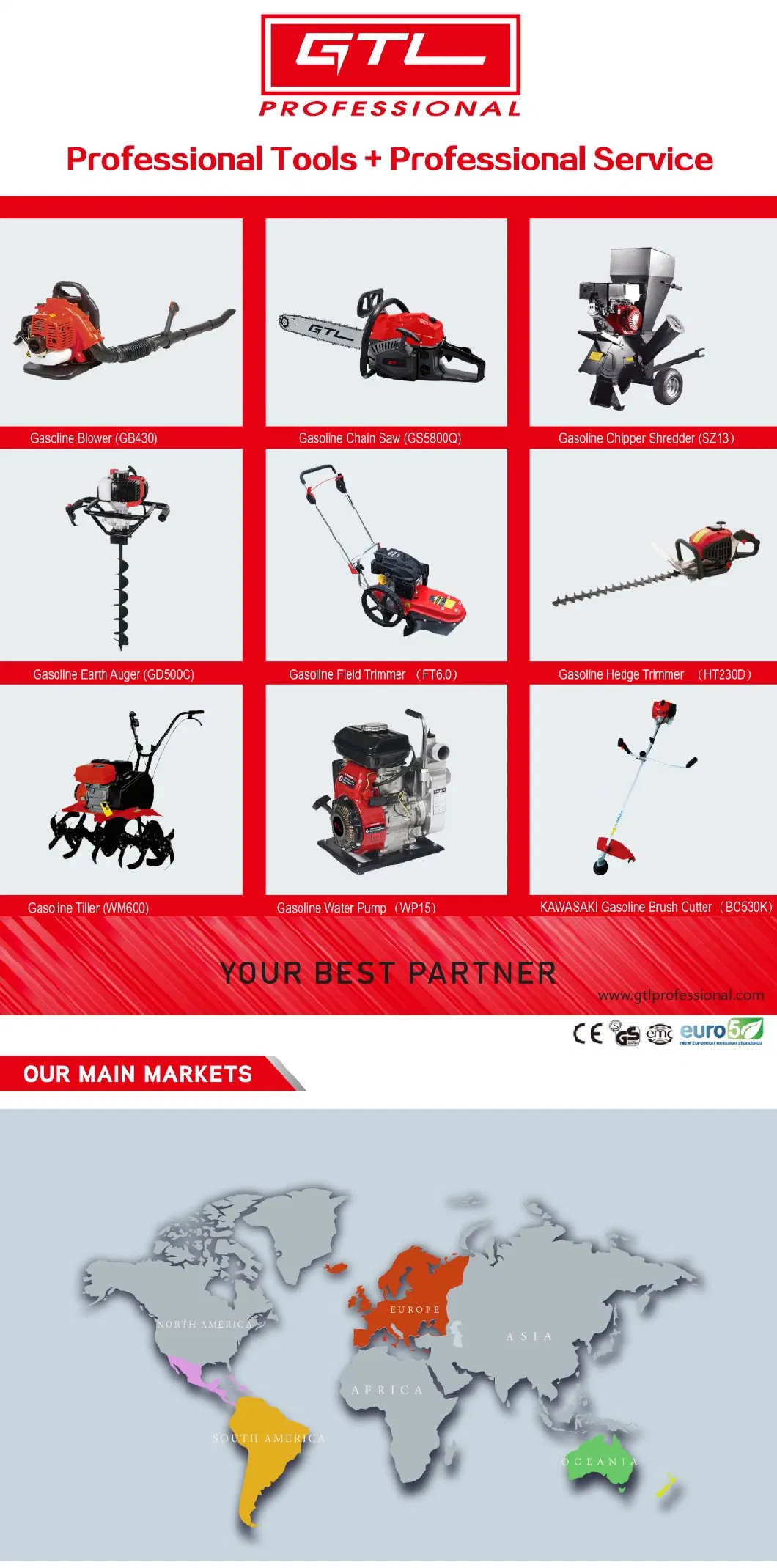 High-Performance Gasoline Lawn Mower with Remote Control and 159cc Ohv Engine (SM01)