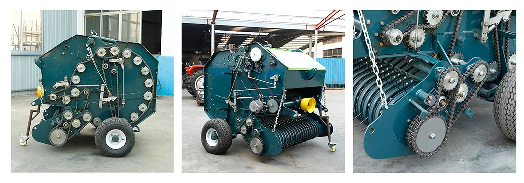 Mini Walk Behind Tractorpine Straw Baler for Sale