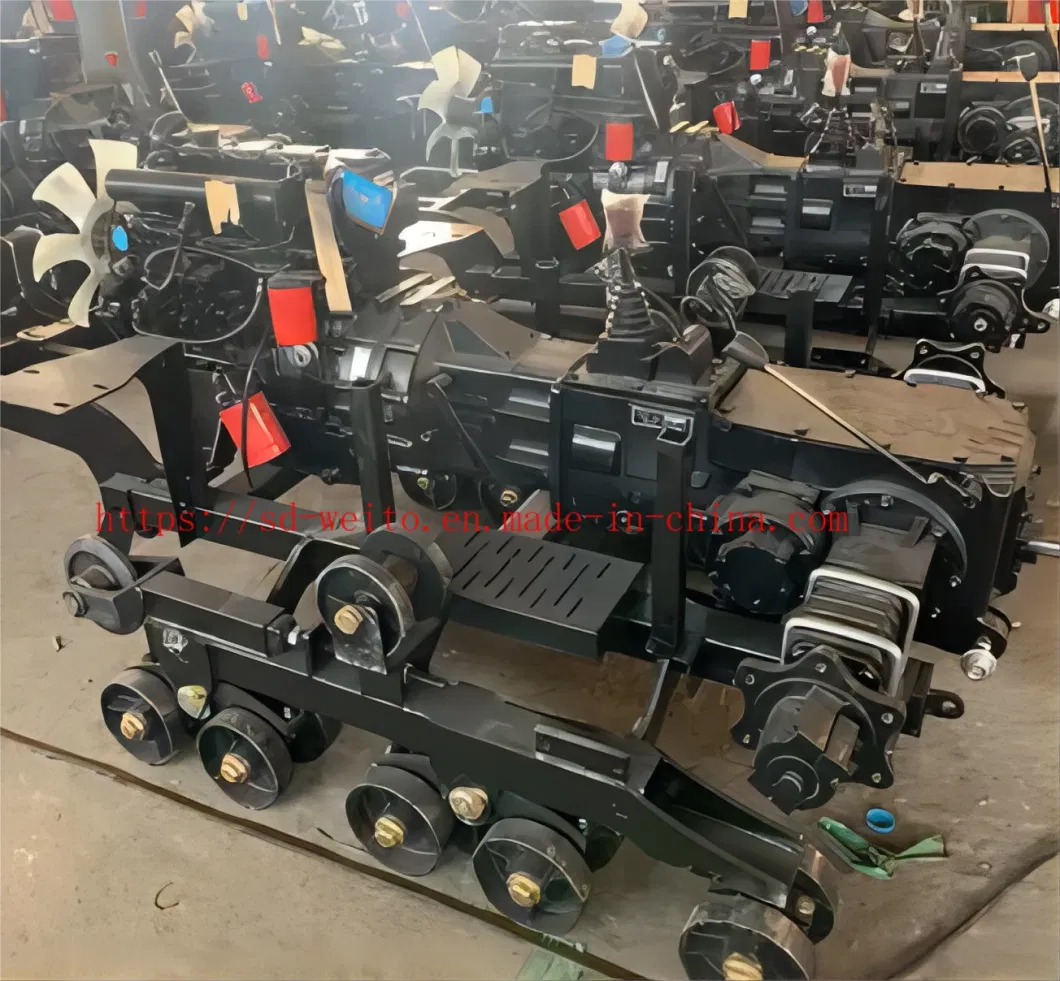 Mini Crawler Rotary Cultivator Ditching Machine 100 HP Farm Paddy Field Walking Track Tractor