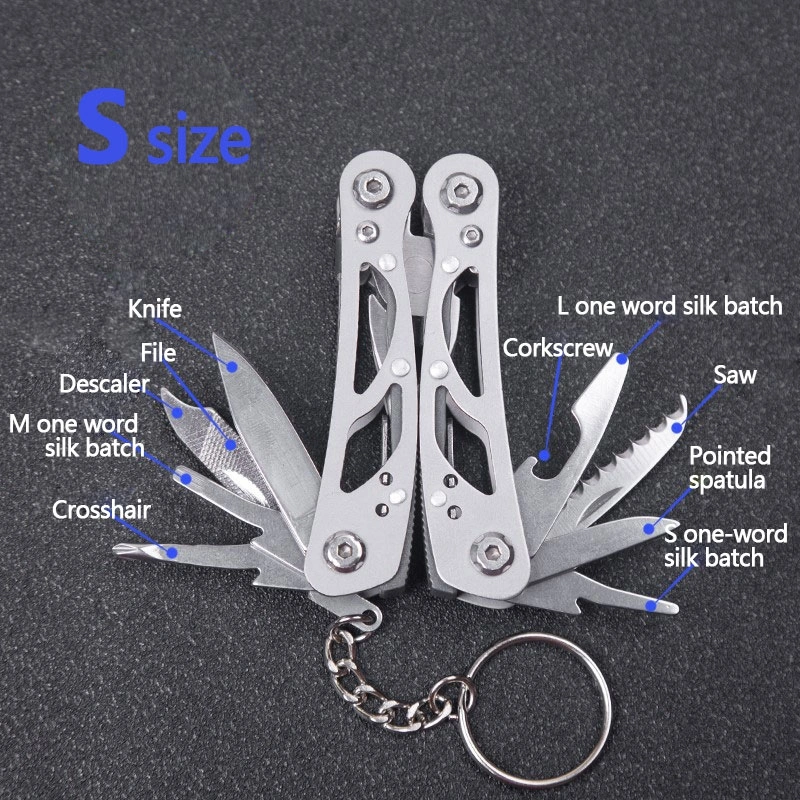 Multifunction Stainless Steel Multi-Tool Pocket Knife Pliers Folding Pliers Portable Folding Pliers