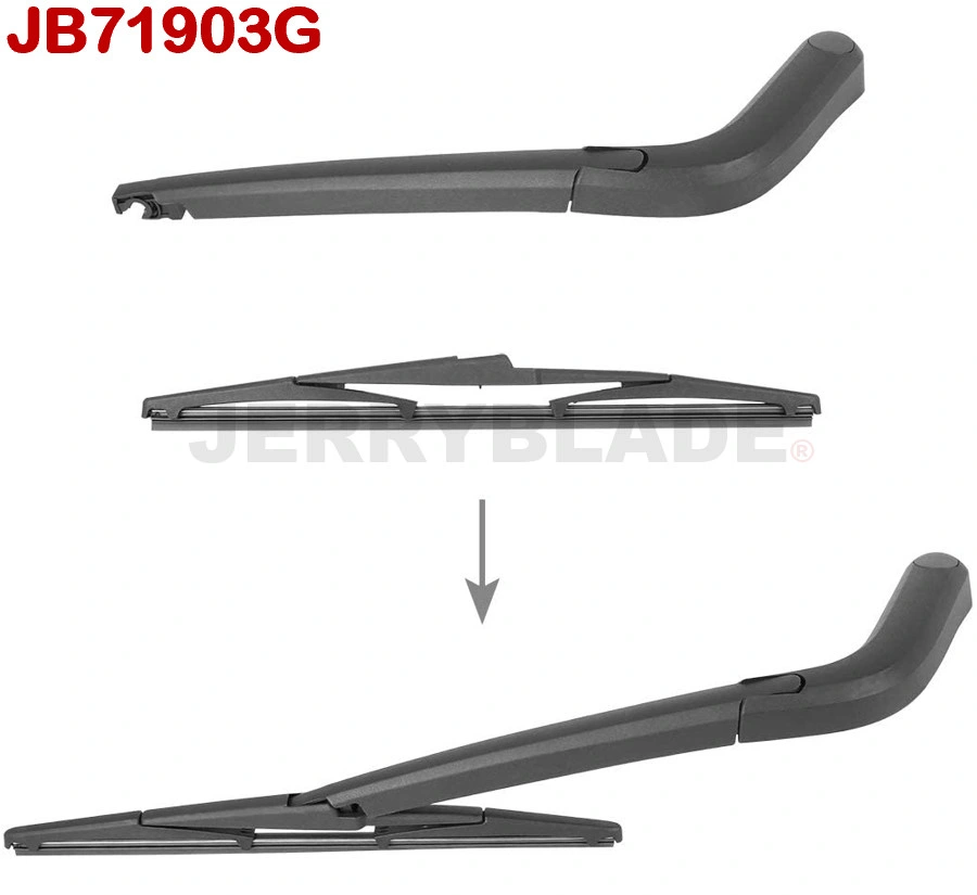 Chevrolet Spark 2010-2022 Rear Windshield Wiper Arm Replacement Assembly Jerryblade Rear Window Wiper Blade with Arm for Chevy Spark OE95995875,96688389 Genuine