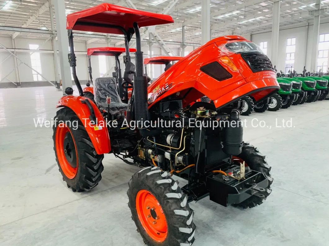 Telake Energy Saving Walk Behind Tractor Harvest Wheel Farm Tractor for Farming