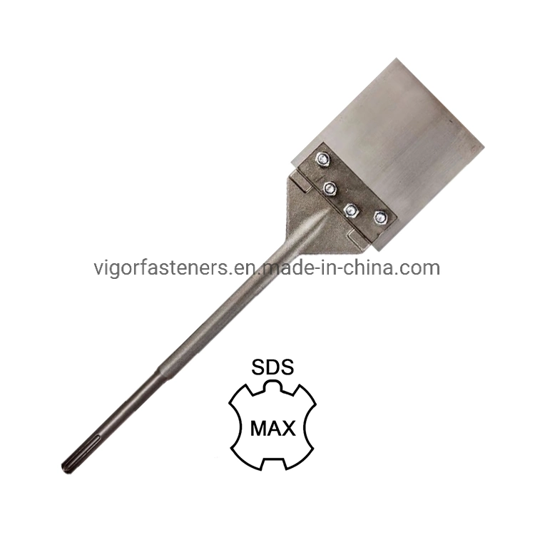 SDS Max Flat Blade Tool Chisel for Removing Floor Tile Thinset Scraper